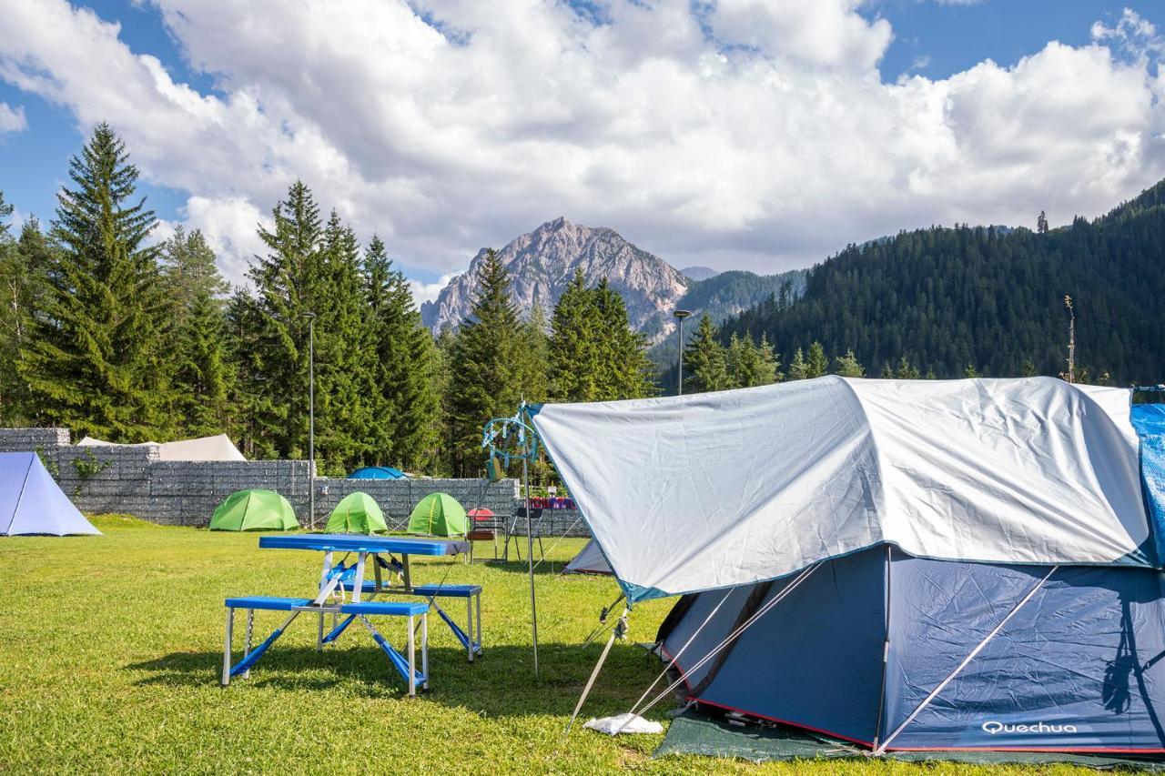 Camping Al Plan Dolomites Hotel San Vigilio Di Marebbe Exterior foto